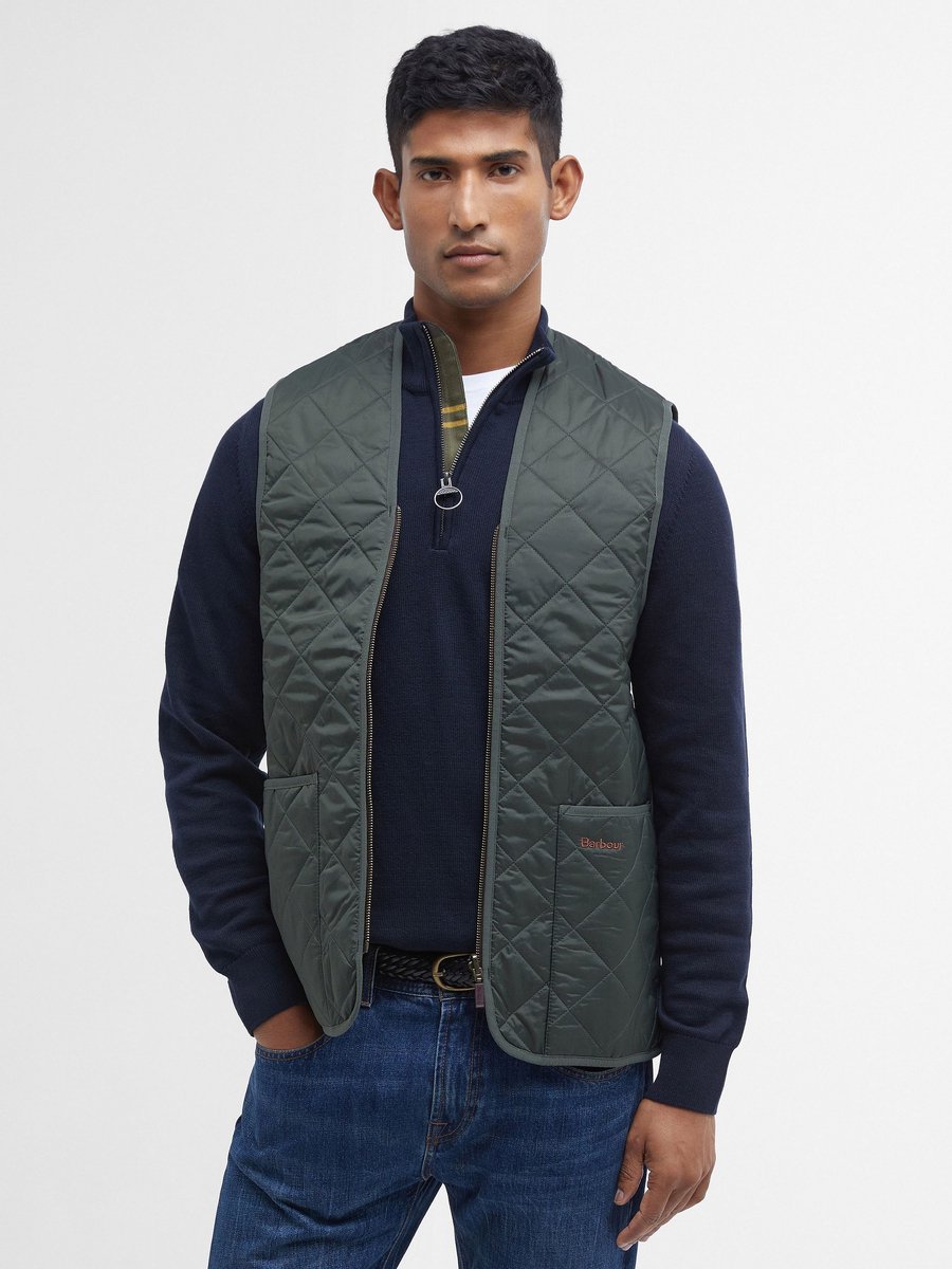Barbour Voering Beaufort Olive Heren — foto 3