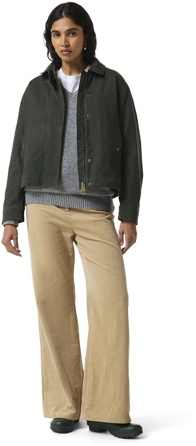 Hunter Leith Waxed Jacket Groen